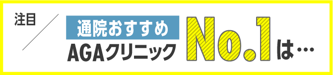 AGAクリニックNo.1は...